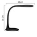 Unilux bureaulamp, Lucy, LED, zwart - OfficeTown