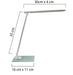 Unilux bureaulamp Popy, wit - OfficeTown