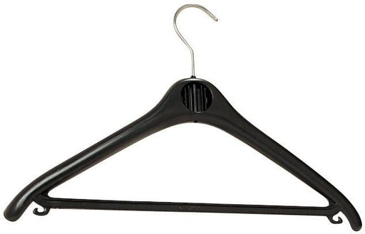 Unilux kledinghanger, plastic, pak van 20 stuks met verchroomde metalen haak - OfficeTown