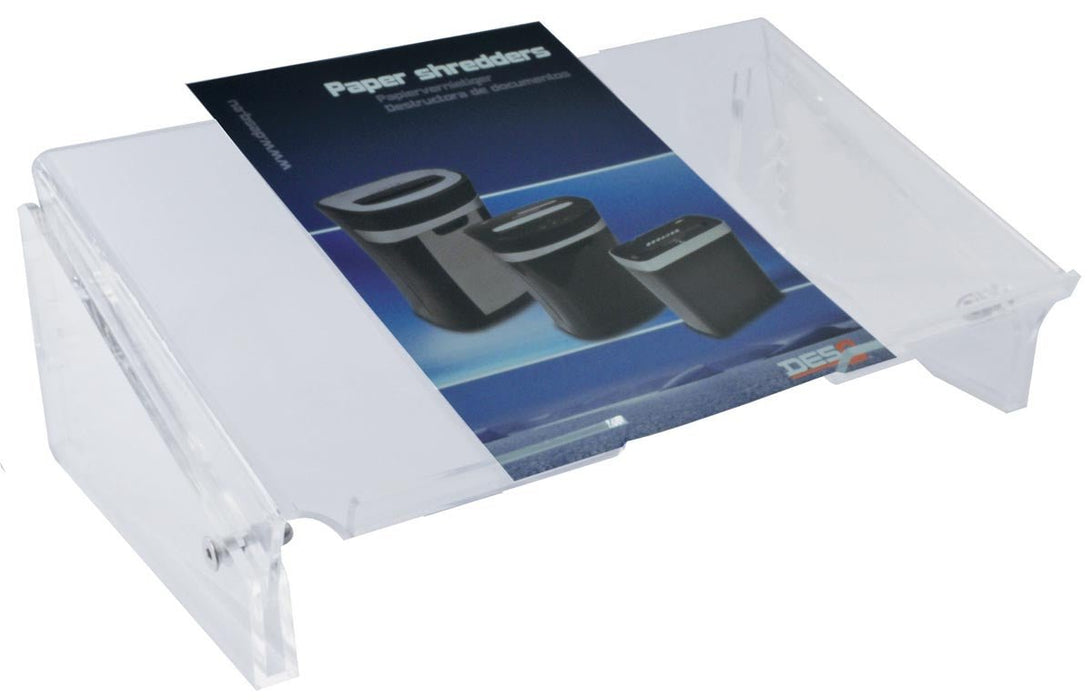 Verstelbare documentenhouder uit acryl met ruimte voor keyboard - OfficeTown