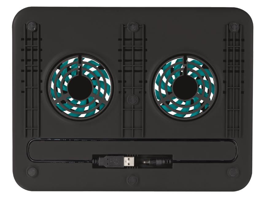 Verstelbare laptopstandaard met koelventilatoren - OfficeTown