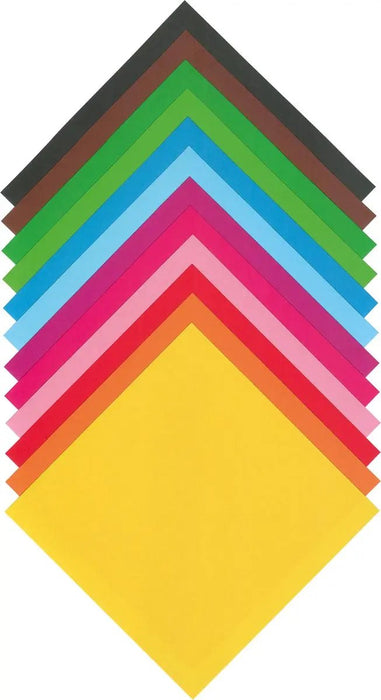 Vierkante Vouwblaadjes - Assortiment van 100 blaadjes - 13 x 13 cm - OfficeTown