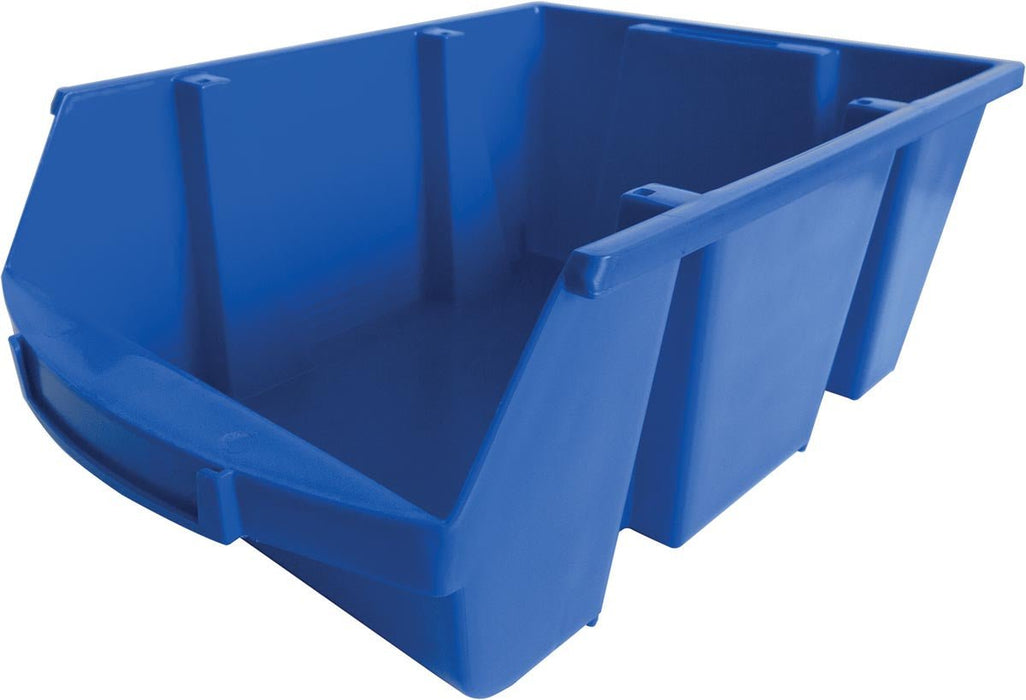 Viso stapelbare magazijnbak, 28 liter, in het blauw - OfficeTown