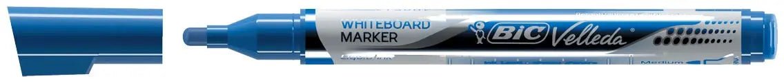 Vloeibare Inkt Whiteboardmarker Pocket blauw met Ronde Punt - OfficeTown
