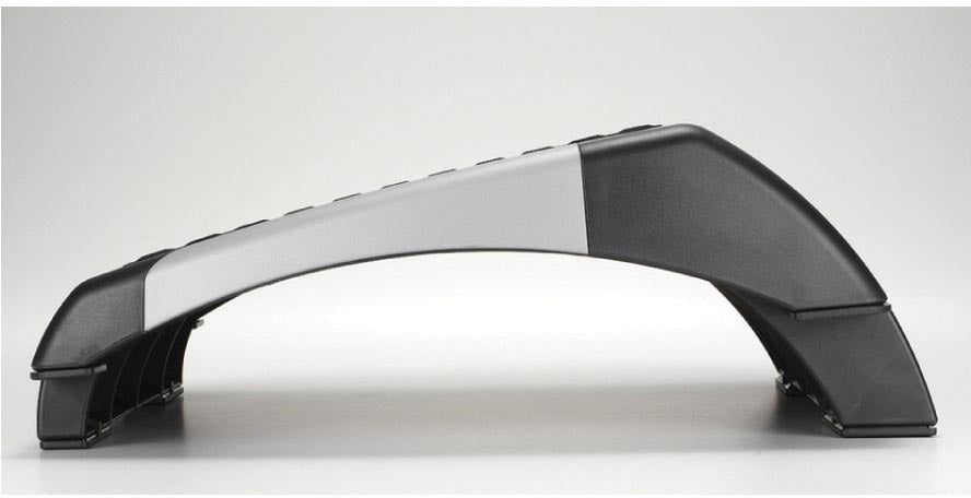 Voetensteun Q - CONNECT met instelbare hoek en anti - slip mat - OfficeTown