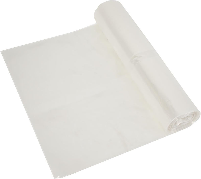 Vuilniszak ft 60 x 80 x 0.02 cm, transparant, HDPE, 20 x rol van 20 stuks - OfficeTown