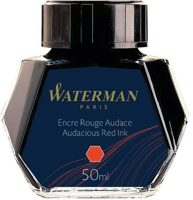 Waterman vulpeninkt 50 ml, rood (Audacious) - OfficeTown