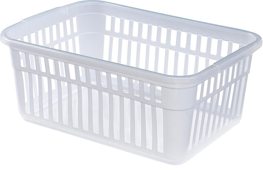 Witfurze Grote opbergmand 45 cm, doorzichtig - OfficeTown