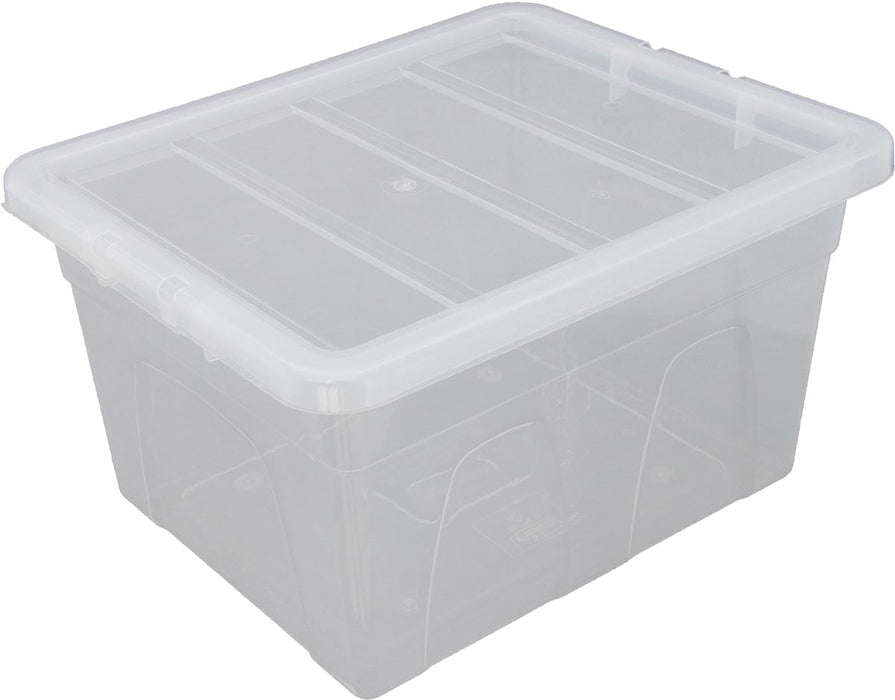 Witfurze Spacemaster opbergdoos 32 liter, set van 3 stuks, transparant - OfficeTown