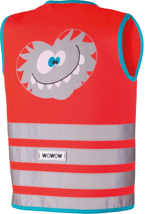 Wowow Crazy Monster Jack fluohesje, rood, M (kind) - OfficeTown