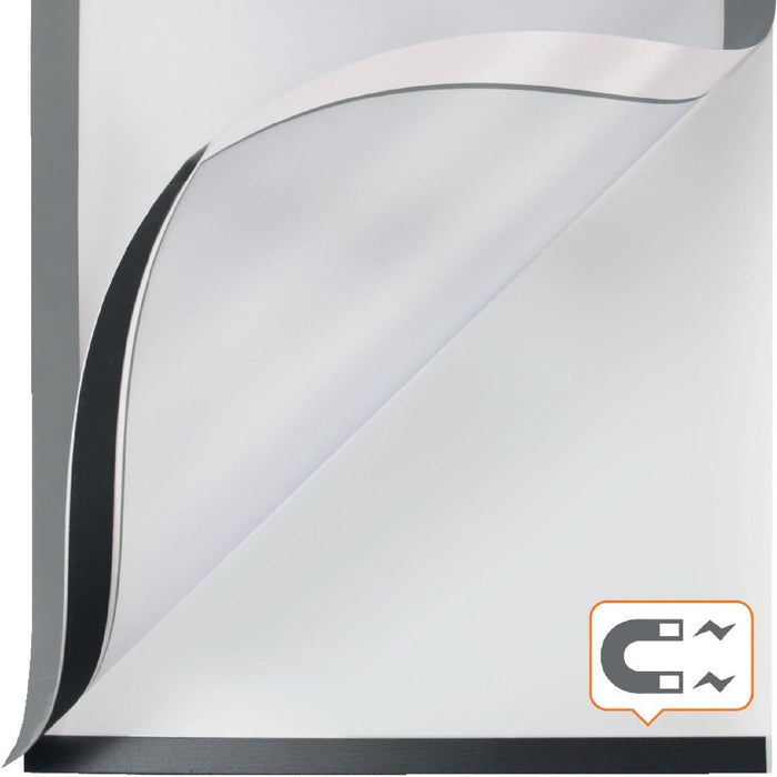 Zelfklevend Magnetisch Fotolijst A3, Zilver, Set van 2 Stuks met Snelle Wisseling van Inhoud - OfficeTown
