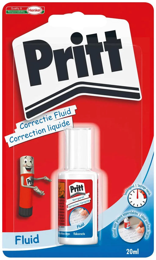Pritt correctievloeistof Correct-it Fluid op blister 10 stuks, OfficeTown