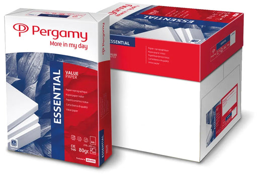Pergamy Essential kopieerpapier ft A4, 80 g, pak van 500 vel 5 stuks, OfficeTown
