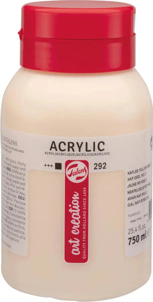 Talens Art Creation acrylverf 750 ml flacon, napelsgeel rood licht