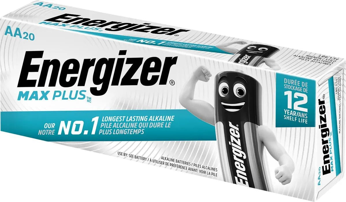 Energizer AA - batterijen Max Plus, verpakking van 20 stuks - OfficeTown