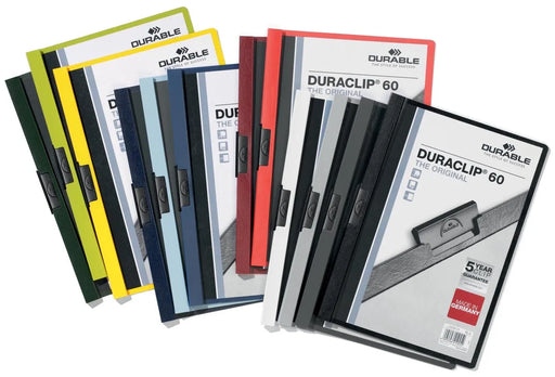 Durable Klemmap Duraclip Original 60 geassorteerde kleuren 25 stuks, OfficeTown