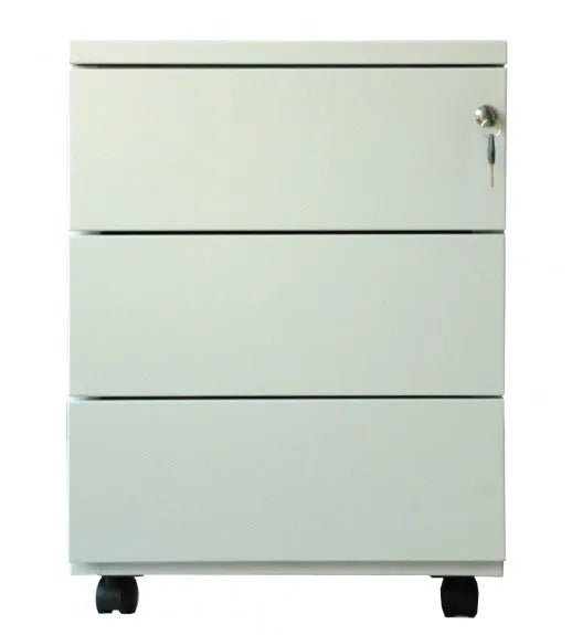 Mobiele ladenblok, 3 laden, wit - OfficeTown