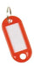 Sleutelhanger Q - CONNECT, pak van 10 stuks, rood met vervangbaar label - OfficeTown